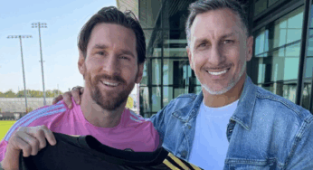 Lionel Messi presume la playera de México gracias al Chaco Giménez